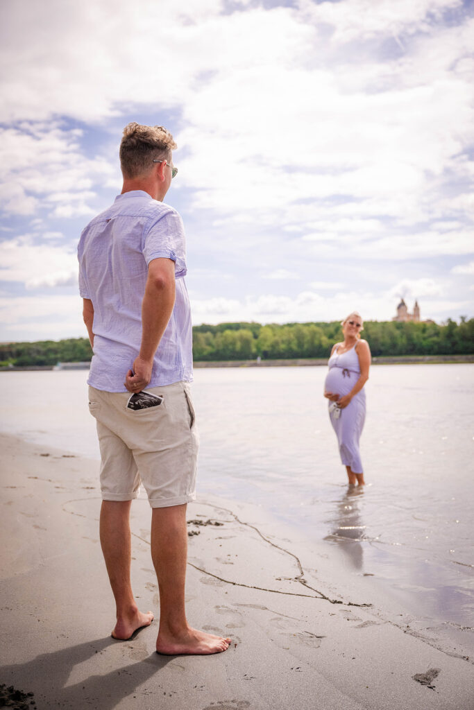 schwangerschaft familie liebe wachau melk niederösterreiich lebendig emotional donau strand